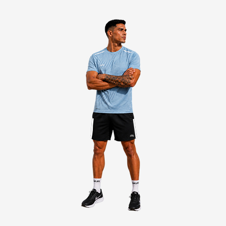 Polo Gym Edwin Gris Medio